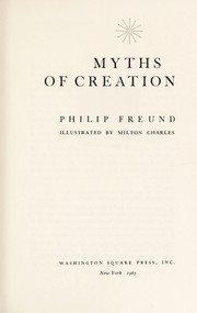 Cover of: Myths of creation.