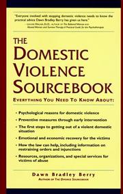 Cover of: The domestic violence sourcebook