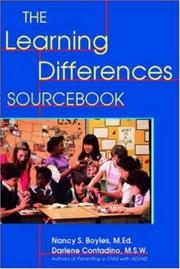 Cover of: The learning differences sourcebook
