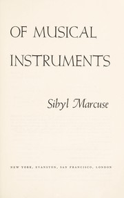 Cover of: A survey of musical instruments.