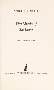 Cover of: The music of the laws