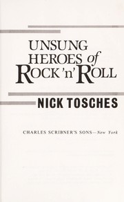 Cover of: Unsung heroes of rock 'n' roll