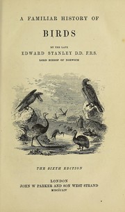 Cover of: A familiar history of birds