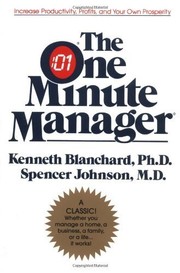 Cover of: The one minute manager by Kenneth H. Blanchard
