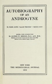 Cover of: Autobiography of an Androgyne