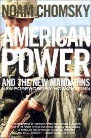 Cover of: American power and the new mandarins