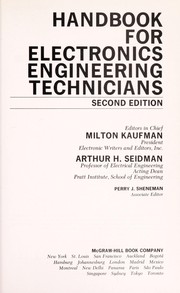 Cover of: Handbook for electronics engineering technicians