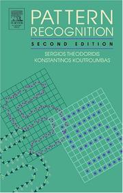 Cover of: Pattern Recognition, Second Edition | Sergios Theodoridis
