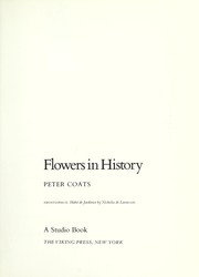 Flowers in history by Peter Coats
