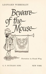 Cover of: Beware of the mouse.