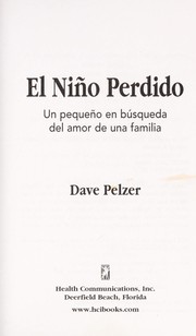 Cover of: El niño perdido by David J. Pelzer