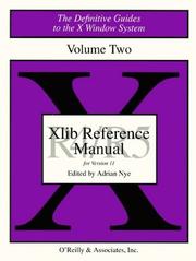 Cover of: Xlib Reference Manual