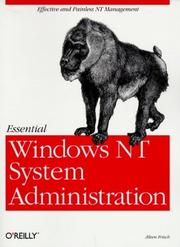 Cover of: Essential Windows NT System Administration