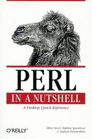 Perl in a Nutshell by Ellen Siever, Stephen Spainhour, Nathan Patwardhan