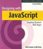 Cover of: Designing with Javascript by Nick Heinle