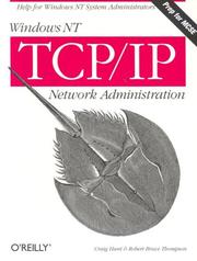 Cover of: Windows NT TCP/IP Network Administration by Craig Hunt