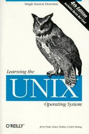 Cover of: Learning the UNIX Operating System by Jerry Peek
