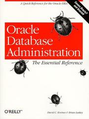 Oracle database administration : the essential reference