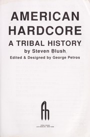 Cover of: American hardcore [electronic resource] : a tribal history