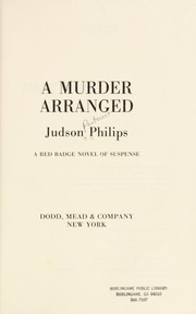 Cover of: A murder arranged