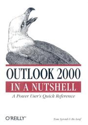 Outlook 2000 in a nutshell : a power user's quick reference