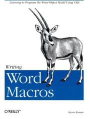 Writing Word macros