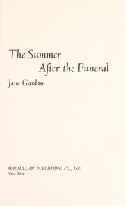 Cover of: The summer after the funeral.