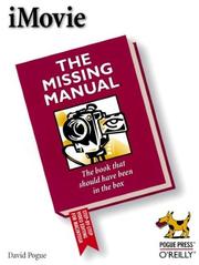 Cover of: iMovie: the missing manual