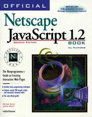 Official Netscape JavaScript 1.2 book by Peter Kent