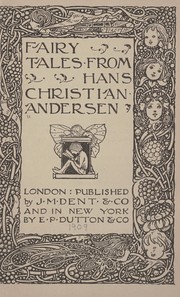 Cover of: Fairy tales from Hans Christian Andersen.