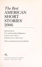 Cover of: The Best American Short Stories 2006