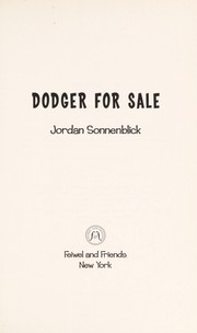 Cover of: Dodger for sale