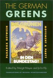Cover of: The German Greens: Paradox Between Movement and Party