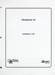 Cover of: Chemistry 10: lessons 1-12