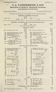 Cover of: Wholesale price list: January 1927
