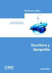 Cover of: Escritura y tipografía