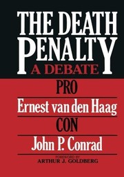 Cover of: The death penalty by Ernest Van den Haag