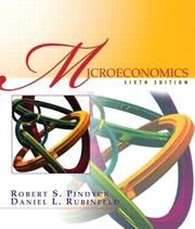 Cover of: Microeconomics, 6th Edition by Robert S. Pindyck, Daniel L. Rubinfeld