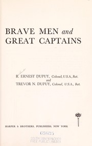 Cover of: Brave men and great captains