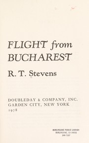 Cover of: Flight from Bucharest