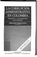 Cover of: La corrupción administrativa en Colombia: diagnóstico y recomendaciones para combatirla