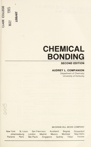 Cover of: Chemical bonding by Audrey L. Companion