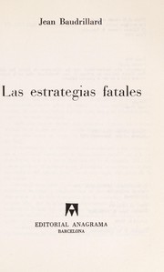 Cover of: Las Estrategias Fatales
