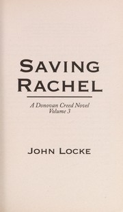 Cover of: Saving Rachel