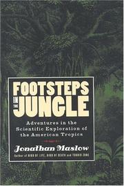 Cover of: Footsteps in the jungle by Jonathan Evan Maslow