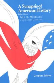 A synopsis of American history by Neil R. McMillen