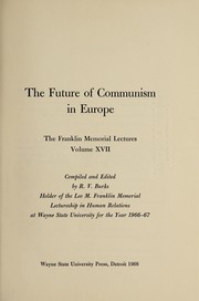 Cover of: The Future of Communism in Europe