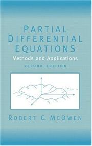 Cover of: Partial Differential Equations | Robert McOwen