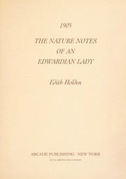 Cover of: Nature Notes of an Edwardian Lady