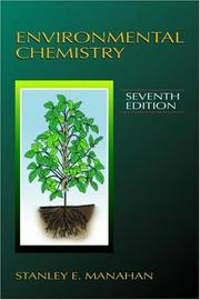 Environmental chemistry by Stanley E. Manahan